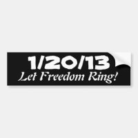 1/20/13; Lassen Sie Freiheits-Ring!