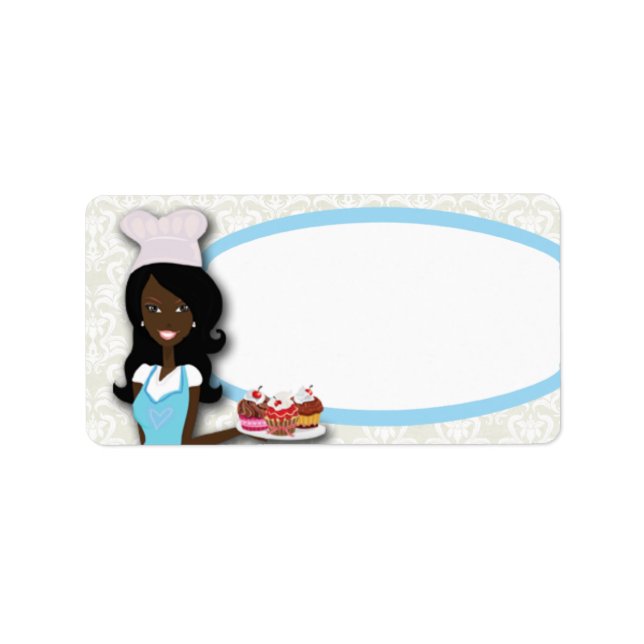 1.25"x2.75" Afrikanisch-Amerikanische Mailing-Addr Adressaufkleber (Vorne)