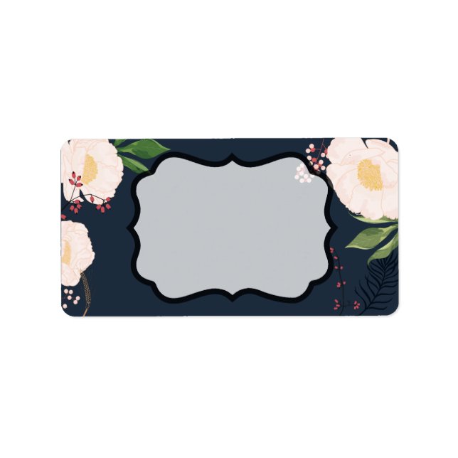 1.25"x2.75" Business Mailing Addres Label Baby But Adressaufkleber (Vorne)