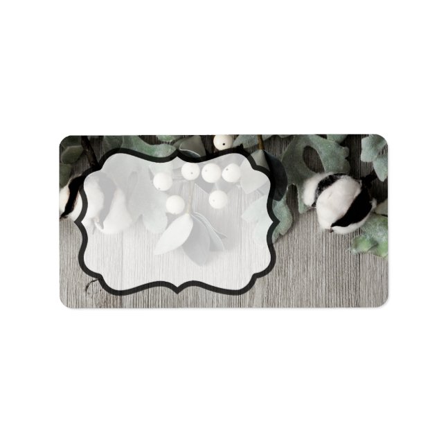 1.25"x2.75" Business-Mailing-Adressen Label-Baumwo Adressaufkleber (Vorne)