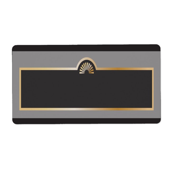 1.25"x2.75" E-Mail-Adresse Gatsby-Thema (Vorne)