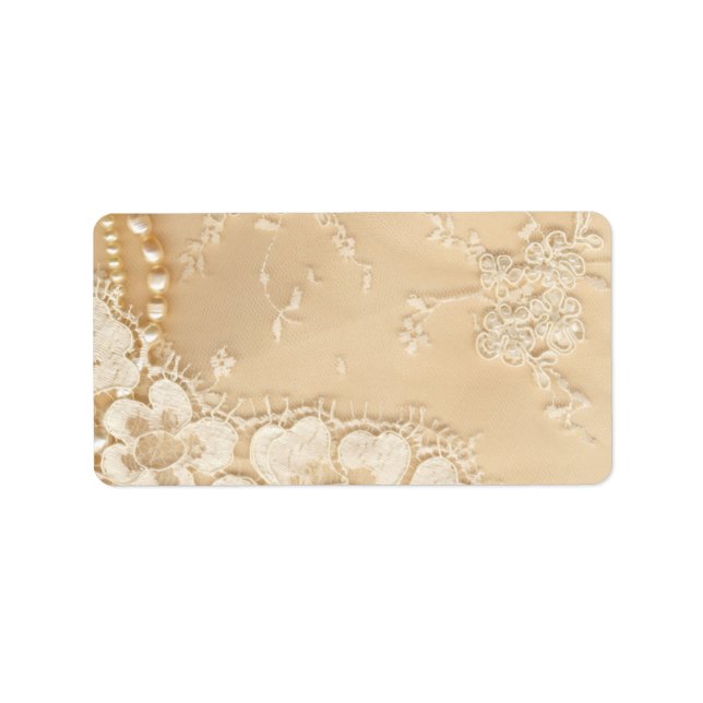 1.25"x2.75" E-Mail-Adresse Viktorianisch Adressaufkleber (Vorne)