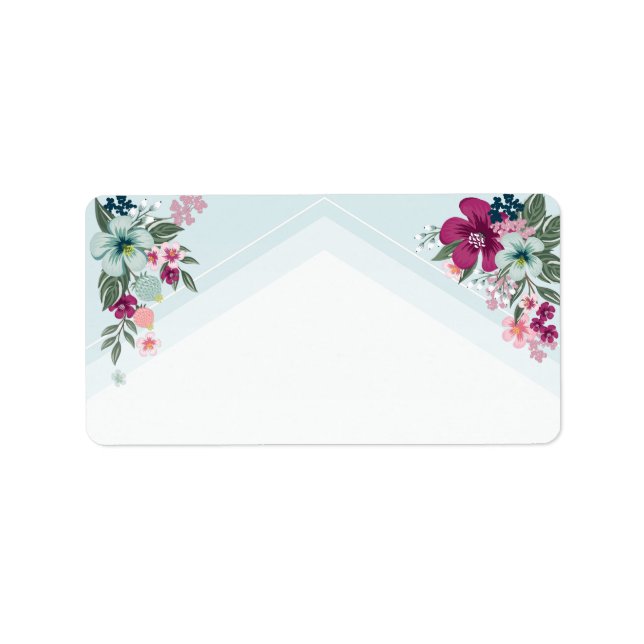 1.25"x2.75" E-Mail-Adressen für Unternehmen - Trop Adressaufkleber (Vorne)