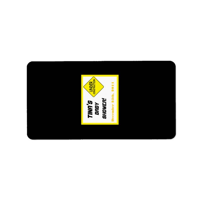 1,25"x2,75" Hershey-Miniaturbau Adressaufkleber (Vorne)