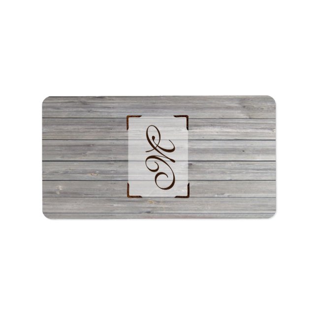 1,25"x2,75" Hershey's Miniaturhorse Shoes Wood Adressaufkleber (Vorne)