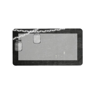 1.25"x2.75" Mailing-Adresse Mason Jar String Light Adressaufkleber