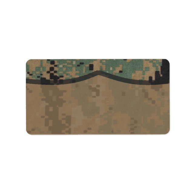 1.25"x2.75" Mailingadresse DIGITALER DRUCK Adressaufkleber (Vorne)