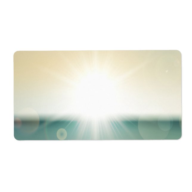 1.25"x2.75" Postadresse Sunset Beach (Vorne)