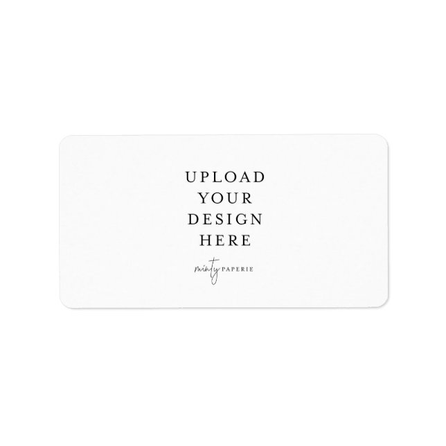 1,25" x 2,375"-Etikett - Landschaft Adressaufkleber (Vorne)