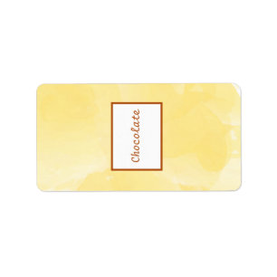 1,25" x 2,75" Hershey-Mustard-Poppy-Flowe Adressaufkleber