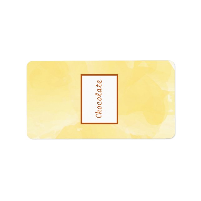 1,25" x 2,75" Hershey-Mustard-Poppy-Flowe Adressaufkleber (Vorne)