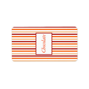 1,25" x 2,75" Hershey's Orange Tiger Lilly mit Str Adressaufkleber