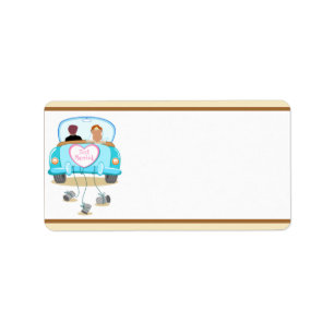 1,25" x 2,75" Mailing-Adresse got nur Verheiratet Adressaufkleber