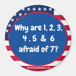 1 2 3 4 5 6 Patriotischer Magnet