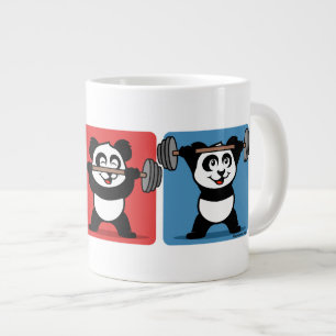 1-2-3 Gewichtshundertpanda Jumbo-Tasse