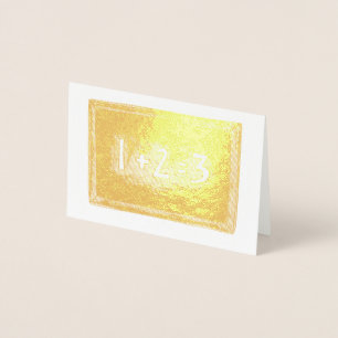 1+2=3 Mattheacher School Class Chalkboard Slate Folienkarte