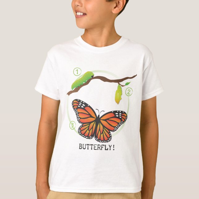 1-2-3 Schmetterling! T-Shirt (Vorderseite)