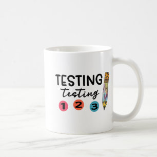 1 2 3 Shirt-Testkoordinator Lehrer Kaffeetasse