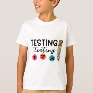 1 2 3 Shirt-Testkoordinator Lehrer T-Shirt