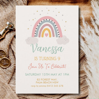 1. 2. 4. 5. 7. 9. Geburtstagsparty Einladung