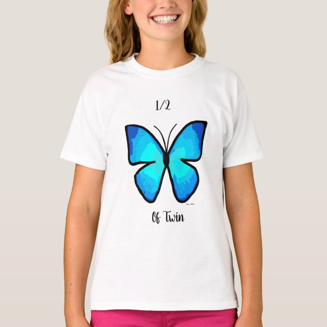 1/2 des Zweifachen T - Shirt (Vorderseite)