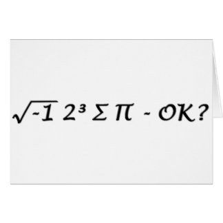 ³ √-1 2 ∑ ∏ - ich aß irgendein Torten-O.K.?