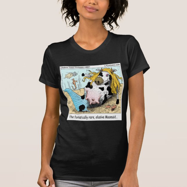 1/2 Kuh 1/2 Meerjungfrau Magaid Funny T-Shirt (Vorderseite)