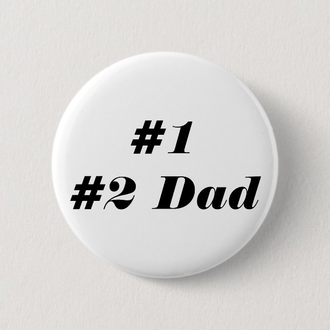 #1 #2 Vater-Knopf Button (Vorderseite)