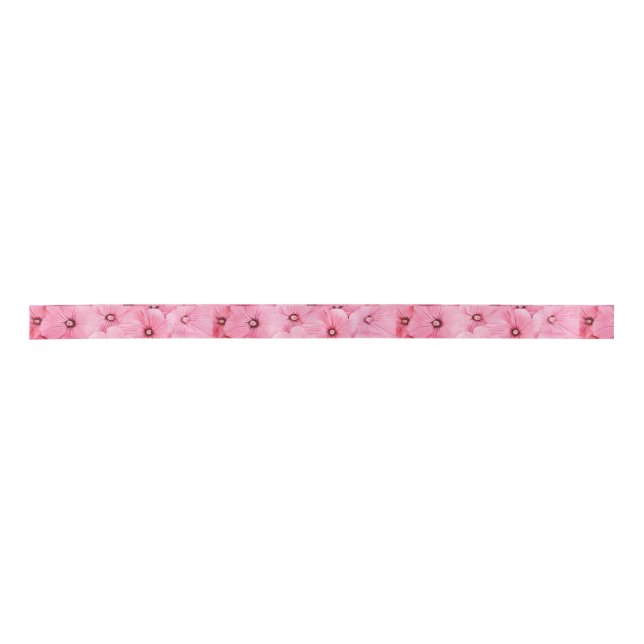 1,5" breites Satinband, POPPIEN, PINK Satinband (Vorderseite)