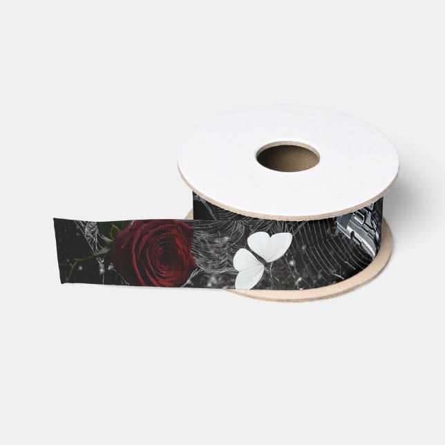 1,5" Grosgrain Ribbon Haunting Adeline Zade Meadow Ripsband (Spule)