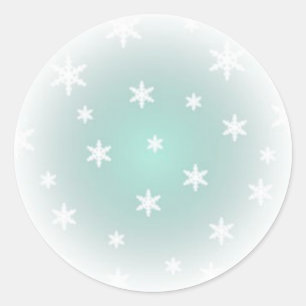 1,5 IN. SNOWFLAKE STICKER