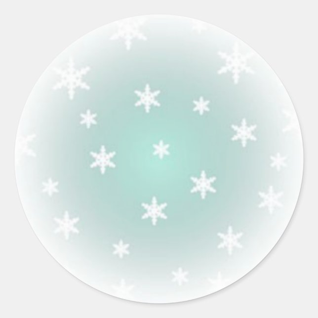 1,5 IN. SNOWFLAKE STICKER (Vorderseite)