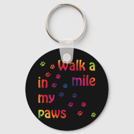 1,5 km laufen (Feline) Schlüsselanhänger