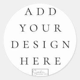 1,5" x1,5" Kleine runde Etikettenkleber Runder Aufkleber