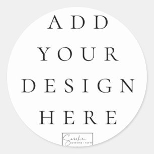 1,5" x1,5" Kleine runde Etikettenkleber Runder Aufkleber