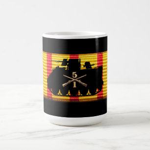 1/5th Infanterie-Vietnam-Service-Band-Tasse Tasse