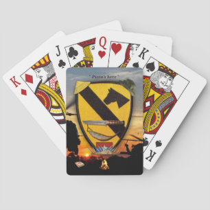 1. 7. Kavallerie Höhle LRP vietnam Veteranen Spielkarten