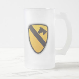 1. 7. Kavallerieabteilung Luftkav Veteranen Mattglas Bierglas