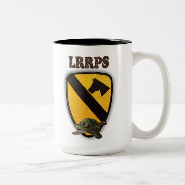 1. 7. Luftkastanienrudel Rekrutierung Veteranen Zweifarbige Tasse (Rechts)