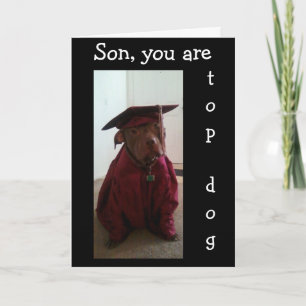 #1 ABSOLVENT IN UNSERER FAMILIE SOHN KARTE