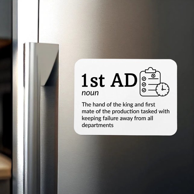1. AD Definition - Filmaker 3" x 4" Flex Magnet (Von Creator hochgeladen)