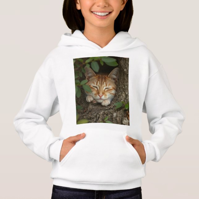 1. Adorable Baby Shirt. Cat Design T-Shirt . Weich Hoodie (Vorderseite)
