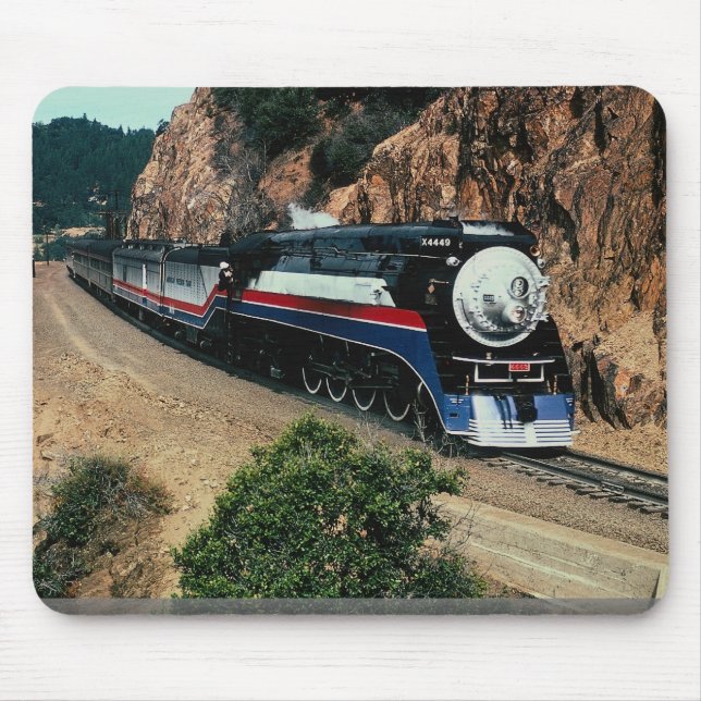 1 American Freedom Train (SP) 4449, Cape Horn, CA Mousepad (Vorne)