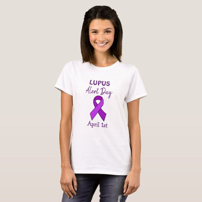 1. April: Lupus Alert Day T-Shirt (Vorne ganz)