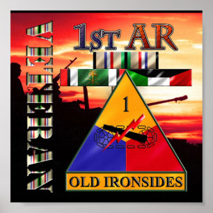 1. Armored Division Desert Storm Veteran Poster