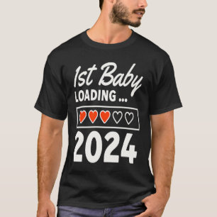 1. Baby wird geladen 2024 Lustige Schwangerschafts T-Shirt
