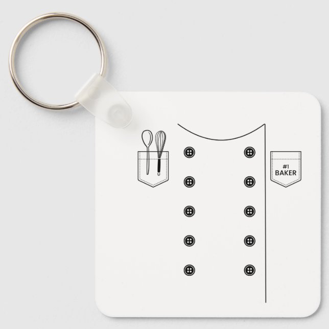 1 Baker-Backpack-Swag Schlüsselanhänger (Vorderseite)
