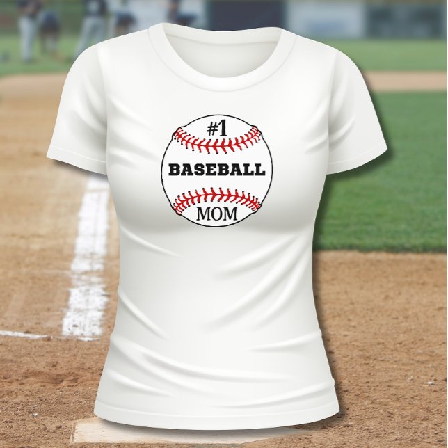 #1 Baseball Mom T-Shirt (Von Creator hochgeladen)