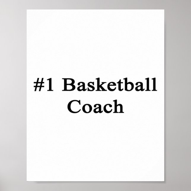 1 Basketballtrainer Poster (Vorne)