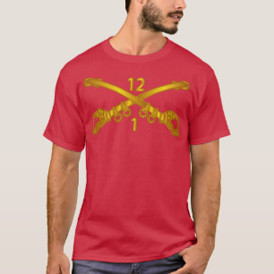 1. Bataillon 12. Kavalleriezweig ohne Text T-Shirt